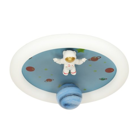 Lampa LED sufitowa plafon do pokoju dziecięcego ściemniana + pilot astronauta