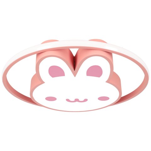 Lampa LED sufitowa plafon do pokoju dziecięcego ściemniana + pilot króliczek