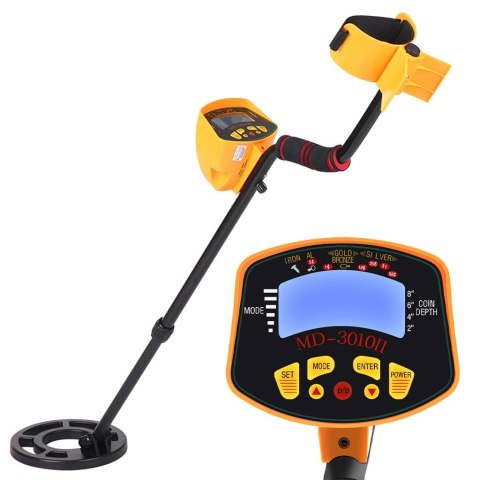 Wykrywacz metali detektor metalu LCD MD3010