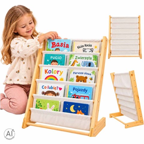 Regał na książki dla dzieci stojak półka 76,5cm